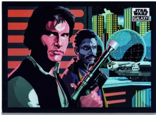 2022 Star Wars Galaxy Refractor #79 Galaxy's Greatest Scoundrels