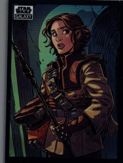2022 Star Wars Galaxy Refractor #86 Leia Organa