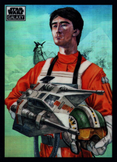 2022 Star Wars Galaxy Refractor #99 Wedge Antilles
