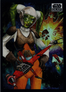2022 Star Wars Galaxy Refractor #98 Hera Syndulla