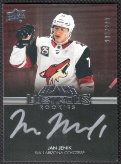 2021/22 Black Lustrous Rookies Signatures Jan Jeník #LRS-JJ 286/299