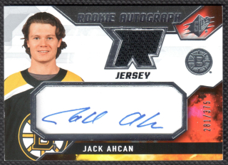 2021/22 Rookie Autograph Jersey Jack Ahcan #JA 281/375
