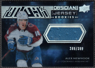 2021/22 Black Obsidian Rookie Jersey Alex Newhook #ORJ-AN 389/399