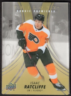 2022/23 Trilogy Rookie Premieres Plexi Isaac Ratcliffe #RP-IR 28/50