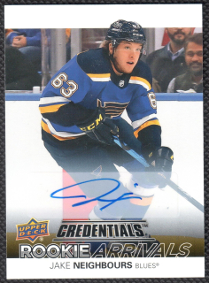 2021/22 Rookie Arrivals Auto Jake Neighbours #RA-22