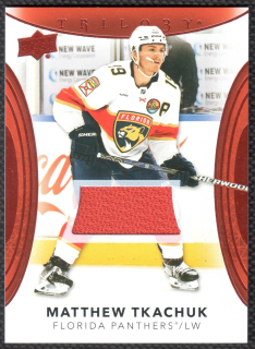 2022/23 Trilogy Orange Foil Jersey Matthew Tkachuk #95