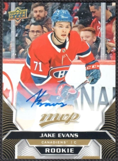 2020/21 MVP Rookie Autographs Jake Evans #246