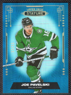 2021/22 Stature Blue Joe Pavelski #49 15/35