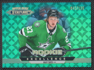 2021/22 Rookie Excellence Green Riley Tufte #RE-24 049/125