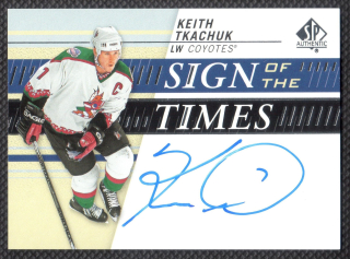 2019/20 Sign of the Times Keith Tkachuk #SOTT-KT