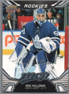 2022/23 MVP Rookies Silver Script Erik Kallgren #245