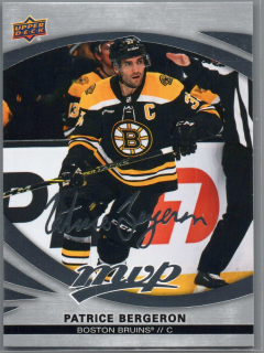 2023/24 MVP Silver Script Patrice Bergeron #82