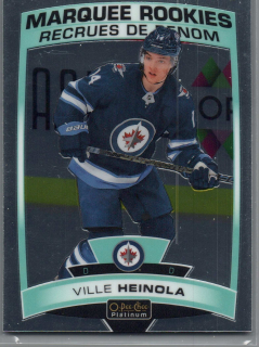 2019/20 O-Pee-Chee Platinum Marquee Rookies #159 Ville Heinola