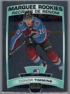 2019/20 O-Pee-Chee Platinum Marquee Rookies #169 Connor Timmins