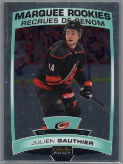 2019/20 O-Pee-Chee Platinum Marquee Rookies #177 Julien Gauthier