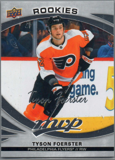 2023/24 MVP Rookies Silver Script Tyson Foerster #246