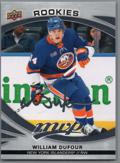 2023/24 MVP Rookies Silver Script William Dufour #226