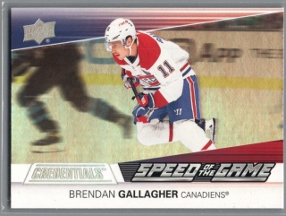 2021/22 Speed of the Game Brendan Gallagher #SG20