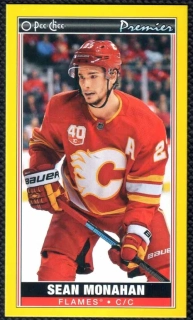 2020/21 OPC Premier Tallboy Yellow Border Sean Monahan #P-22