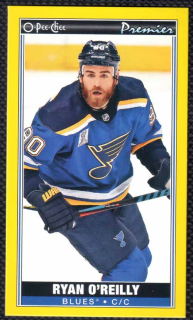 2020/21 OPC Premier Tallboy Yellow Border Ryan O'Reilly #P-23