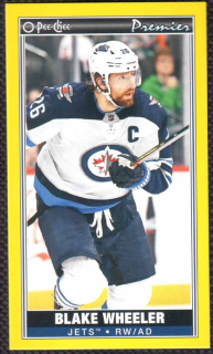 2020/21 OPC Premier Tallboy Yellow Border Blake Wheeler #P-15
