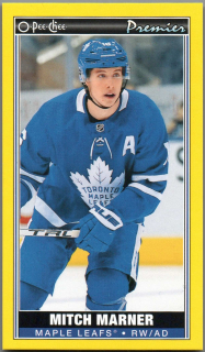 2020/21 OPC Premier Tallboy Yellow Border Mitch Marner #P-17