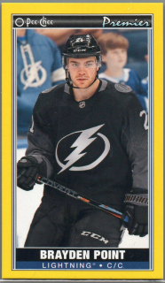 2020/21 OPC Premier Tallboy Yellow Border Brayden Point #P-13